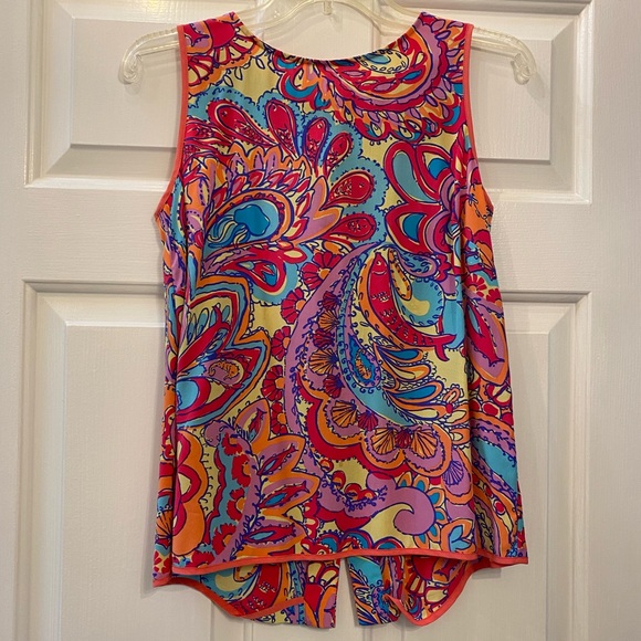 Gorgeous Silk Lilly Pulitzer Blouse - Picture 1 of 2